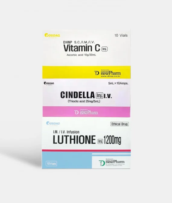 LUTHIONE 1200mg + CINDELLA + VITAMIN C